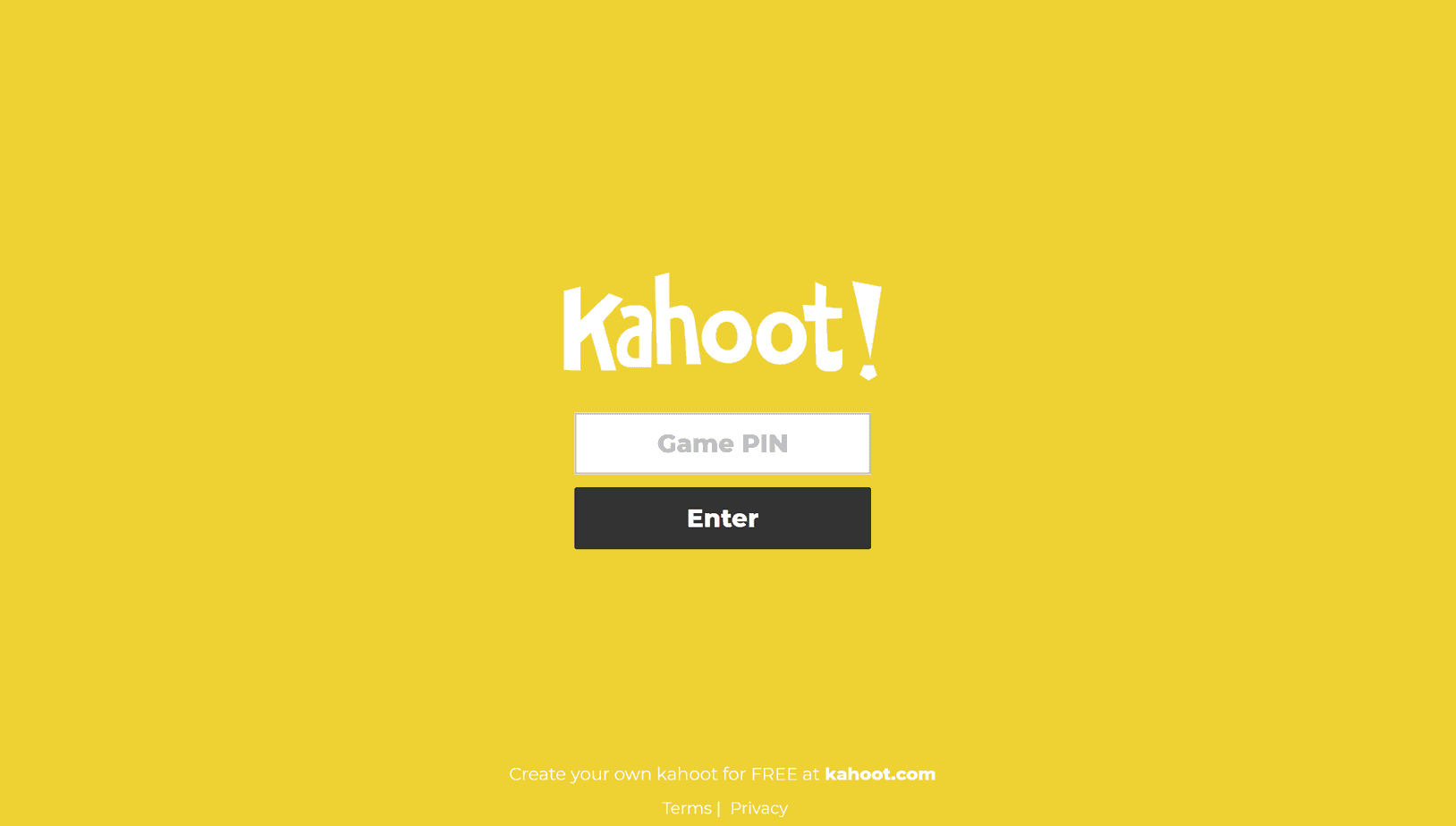 Kahoot Game Pins
