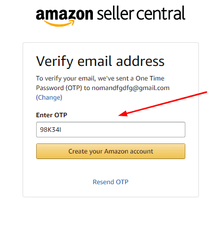 Verify OTP Through the Email Address